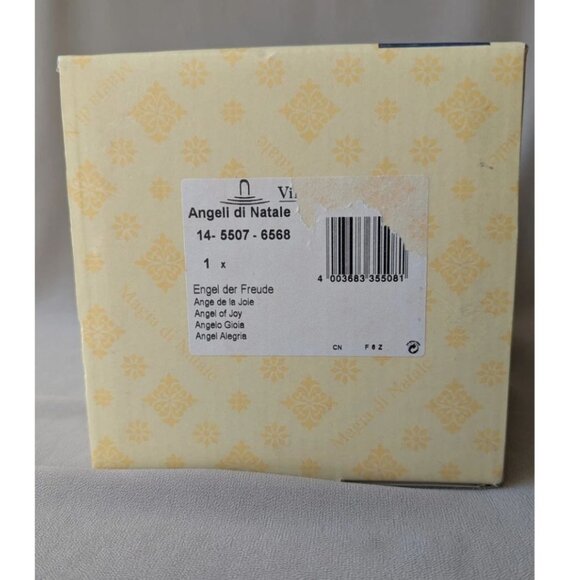 Villeroy and Boch 1748 Christmas Angel Of Joy Figurine With Children Gold Wings - Picture 5 of 5